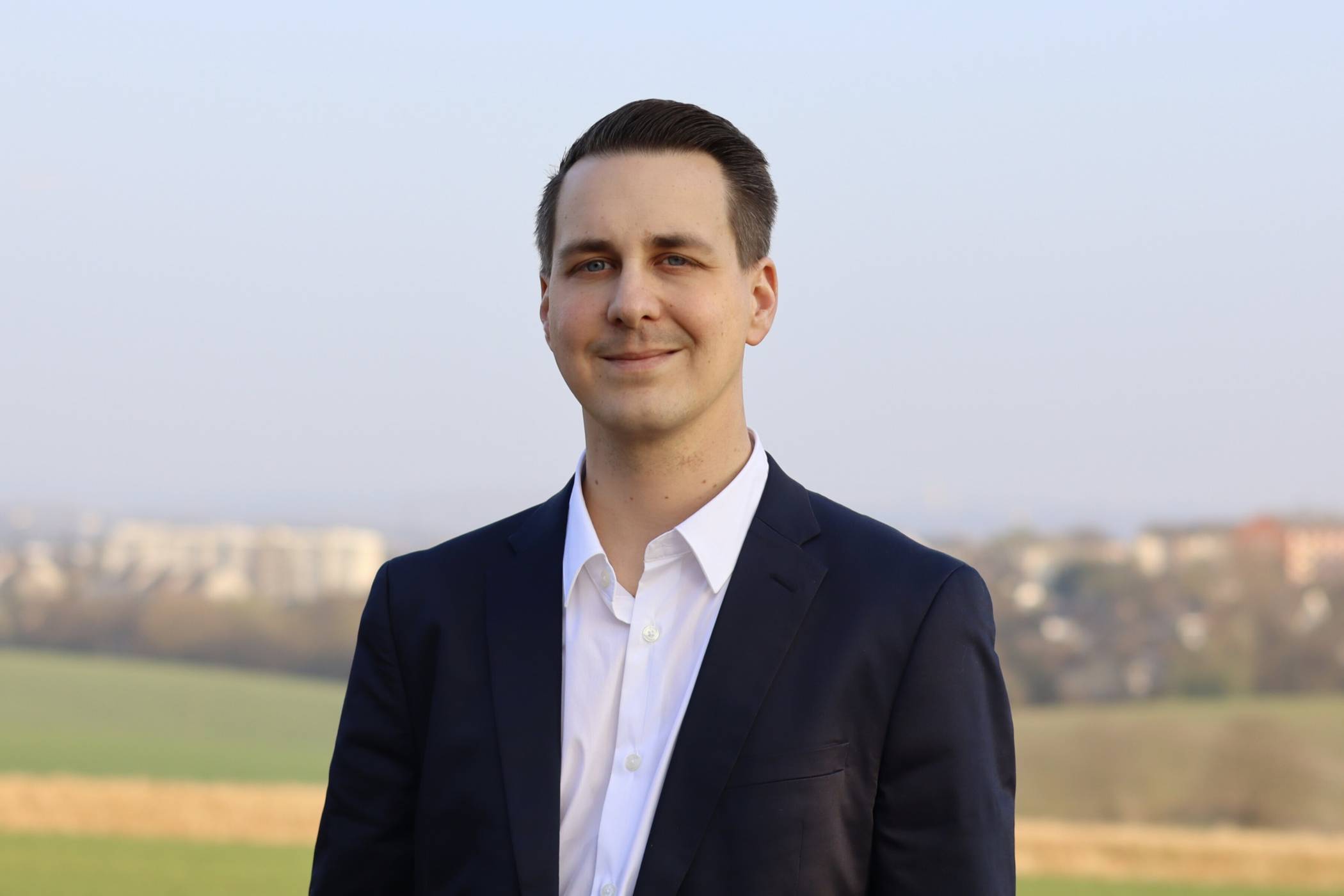 Bürgermeisterkandidat André Bär schaffte es in die Stichwahl am Sonntag, 28. September 