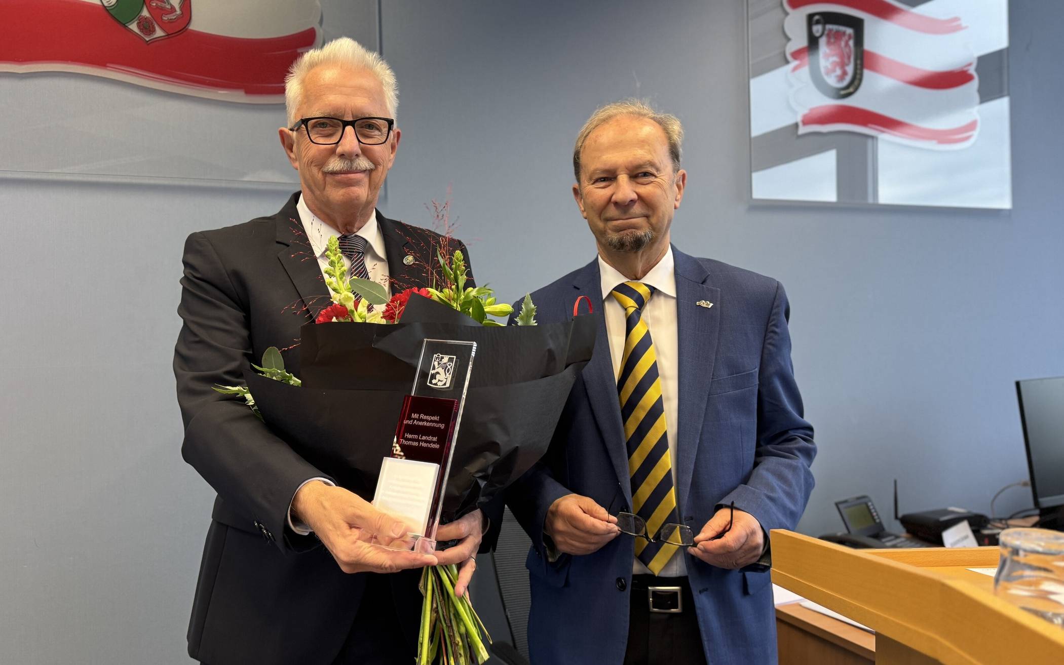 Kreistag verabschiedet Landrat Thomas Hendele