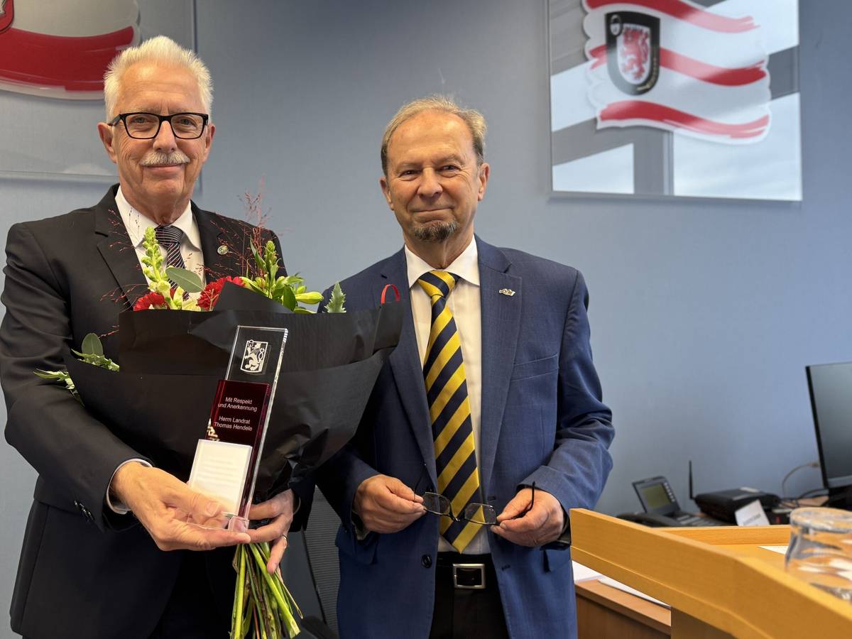Kreistag verabschiedet Landrat Thomas Hendele