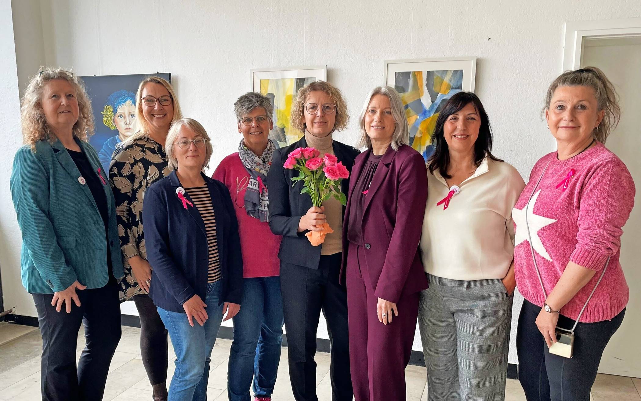 Ihr Treffen im Mettmanner Rathaus haben die Gleichstellungsbeauftragten des Kreises Mettmann dazu genutzt, sich bei Bürgermeisterin Sandra Pietschmann für ihre große Unterstützung zu danken und sie zu verabschieden.  