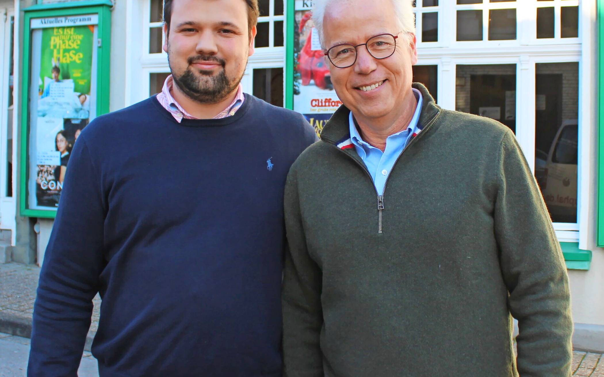 Haben allen Grund, gut gelaunt in