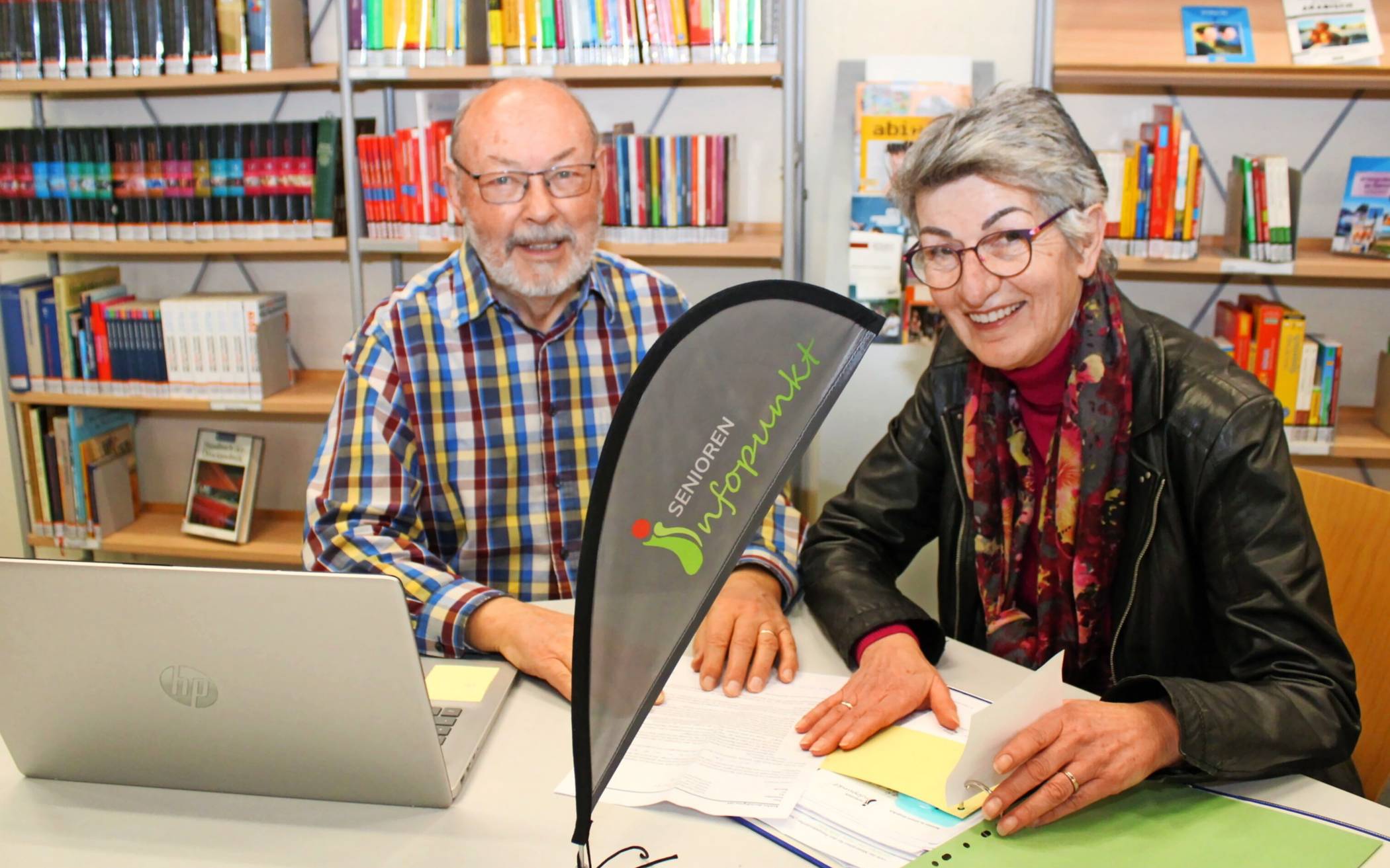 Herbert Breitrück vom Seniorenrat und Karla