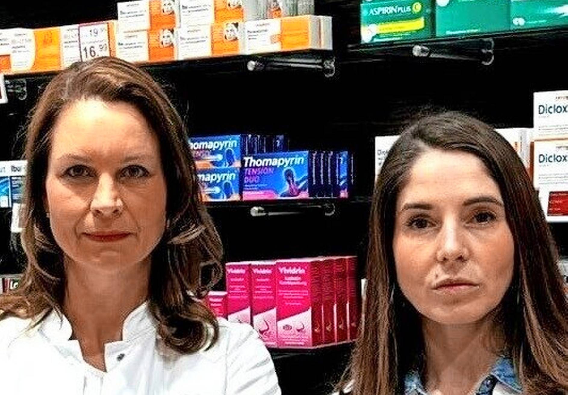 Die Apotheken-Inhaberinnen Wiebke Meins (links) und