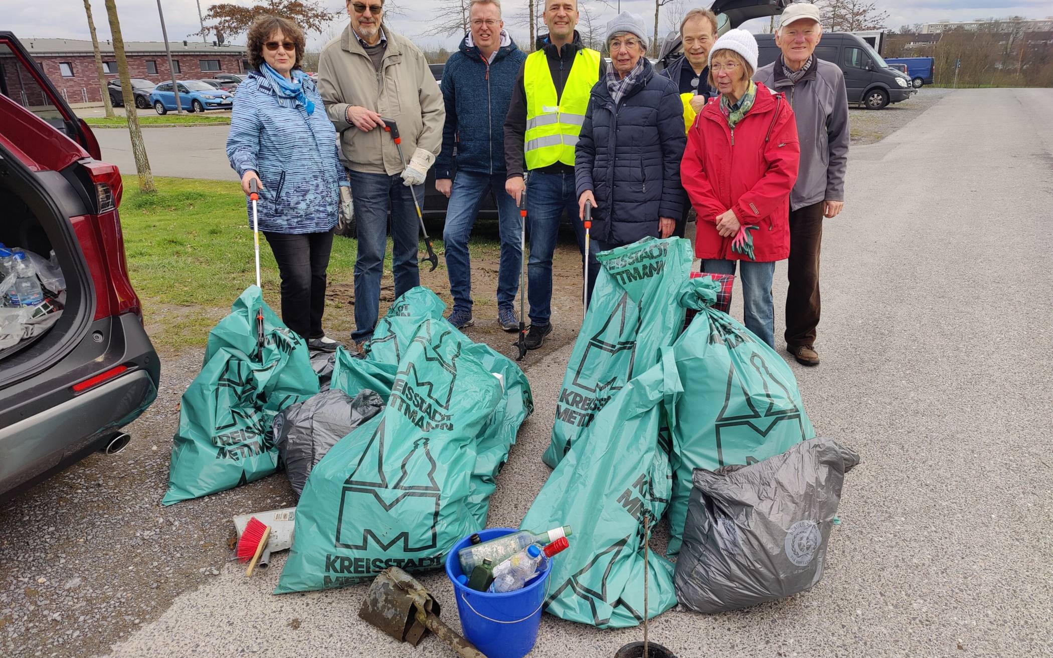 Anpacken und Metzkausen frühlingsfein machen.⇥Foto: Bürgerverein