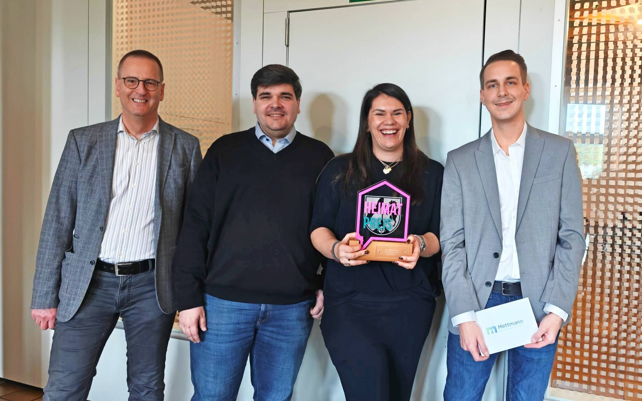 Den letzten Heimatpreis übergab Bürgermeister André