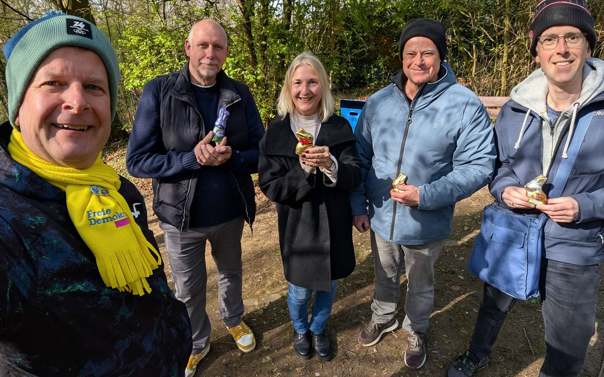 Liebegewonnene Tradition: Ostereiersuche mit der FDP