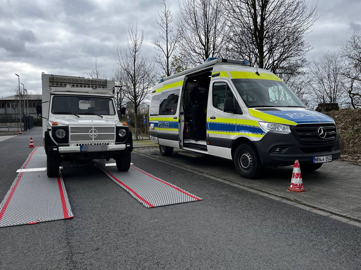 Polizei schickt Camperinnen und Camper auf die Waage
