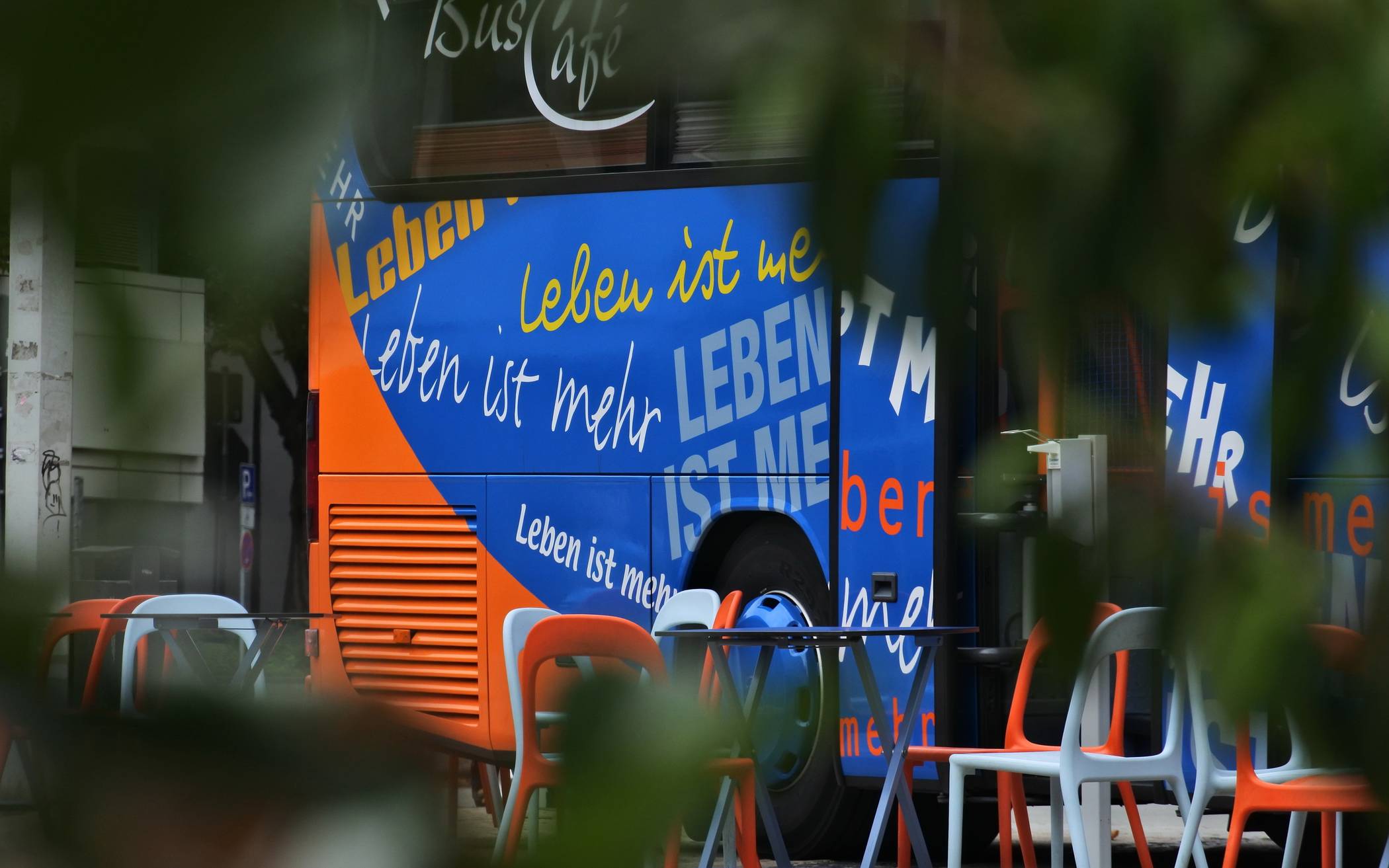 Das Buscafé.⇥Foto: Verein für Mission und