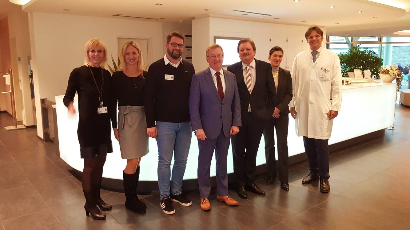 Besuch aus Berlin im EVK Mettmann