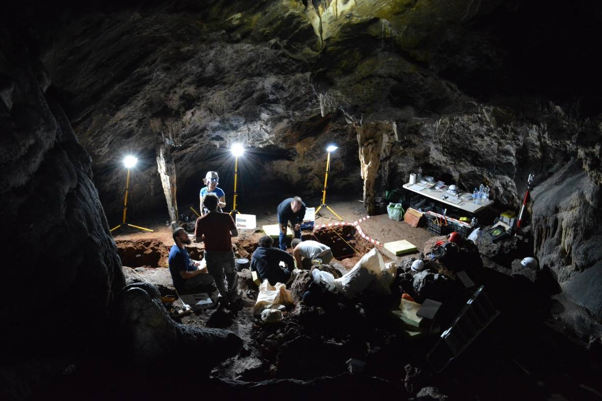  Die Cueva Ardales in Spanien. 