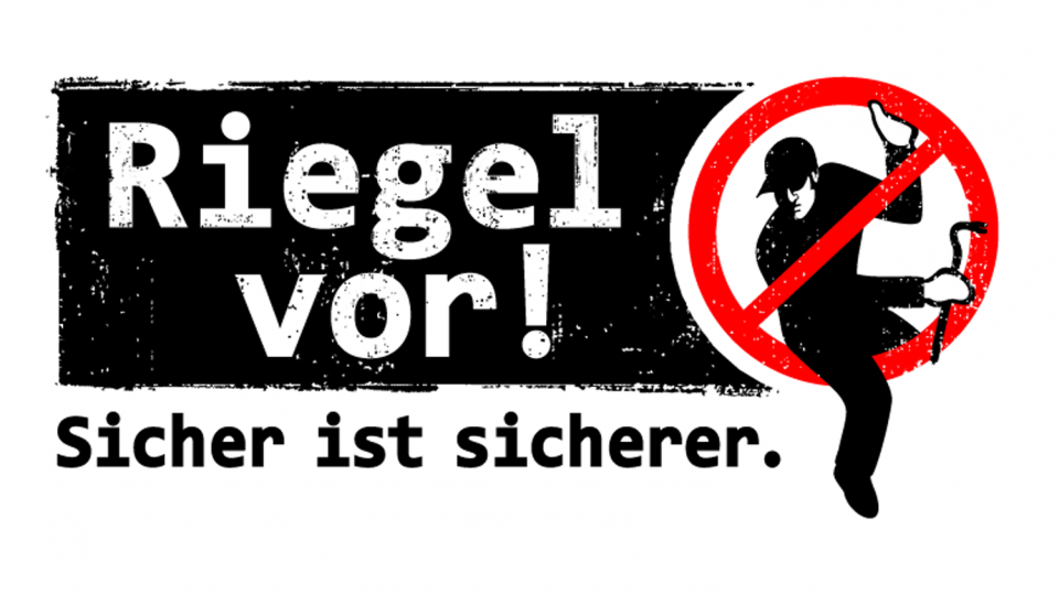 Aktion "Riegel vor - Zuhause sicher"