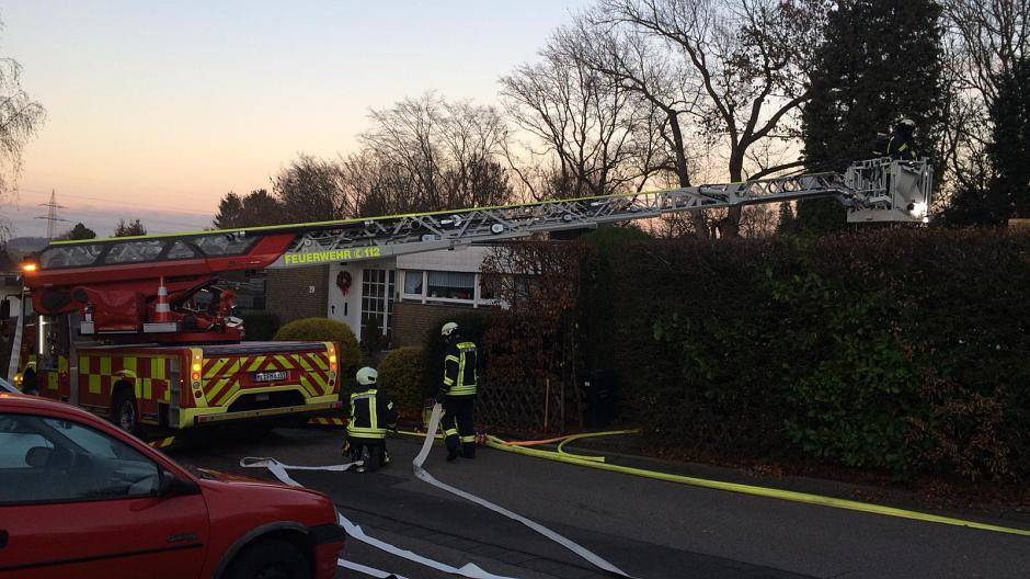 Gebäudebrand eines Einfamilienhauses in Metzkausen