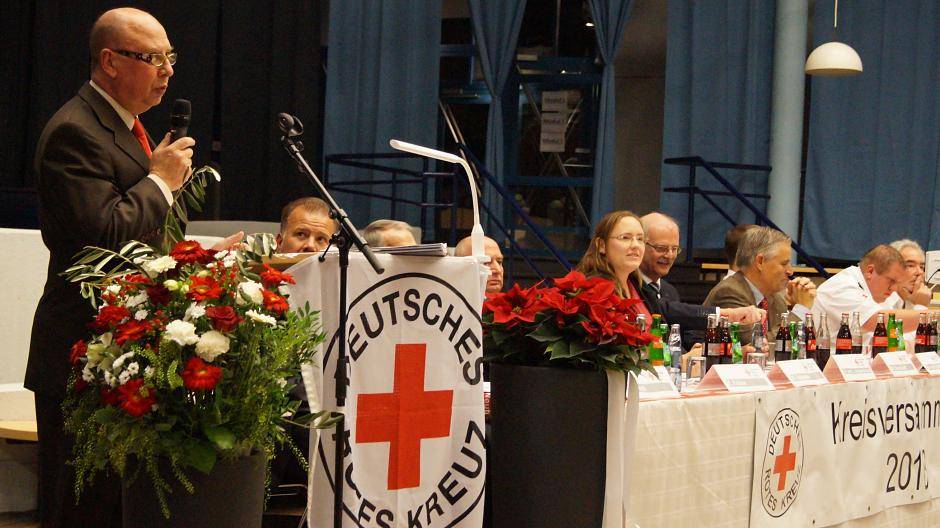 Klaus Sauerwein, Vorsitzender DRK-Ortsverein Erkrath, war...