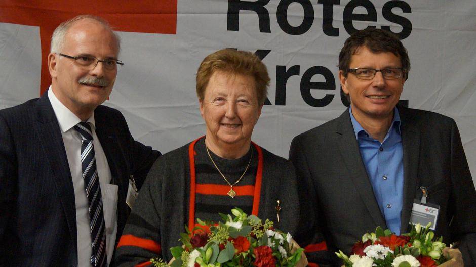 Nils Hanheide dankte dem Roten Kreuz für die gute Arbeit