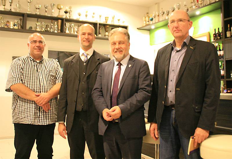  Marko Sucie, Gregor Neumann, Thomas Dinkelmann und Kurt Werner Geschorec. 