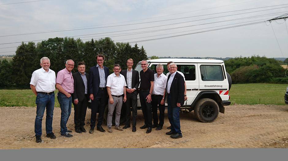 Besuch bei der Regiobahnbaustelle