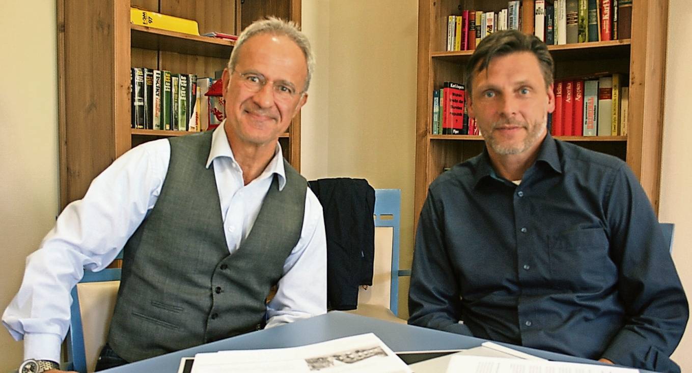  Andreas Konrad und Axel Ellsiepen von Mettmann-Impulse möchten das Wir-Gefühl in der Stadt beleben. 