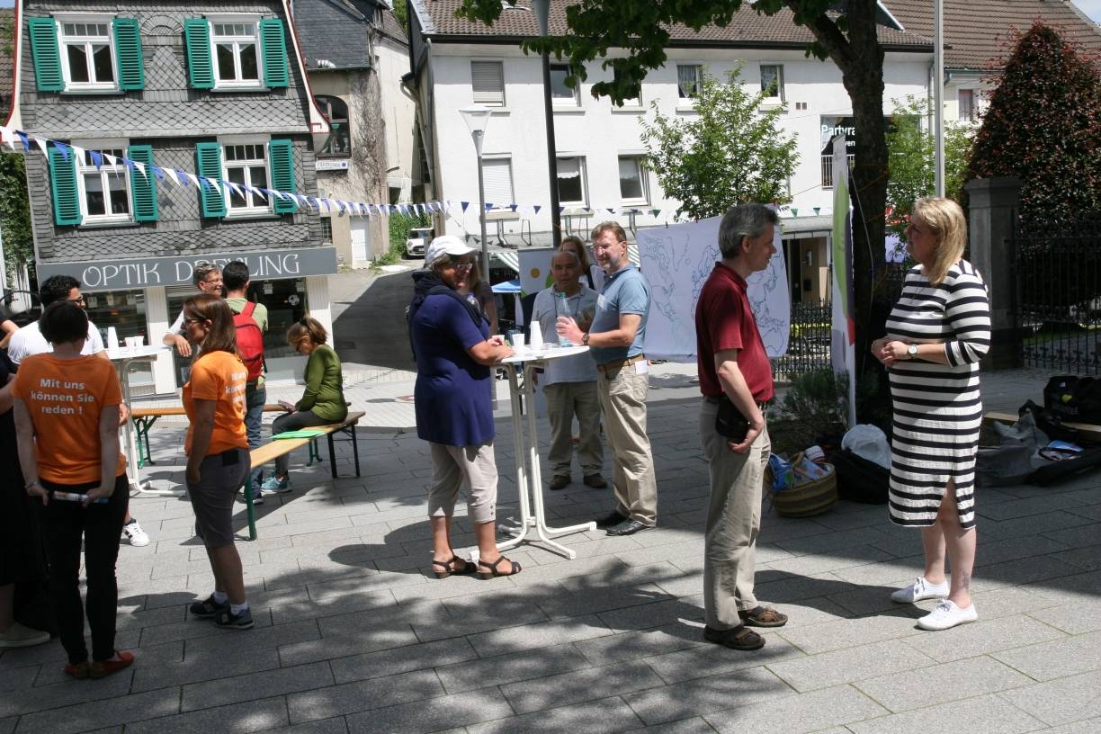 Infostand zum Weltflüchtlingstag