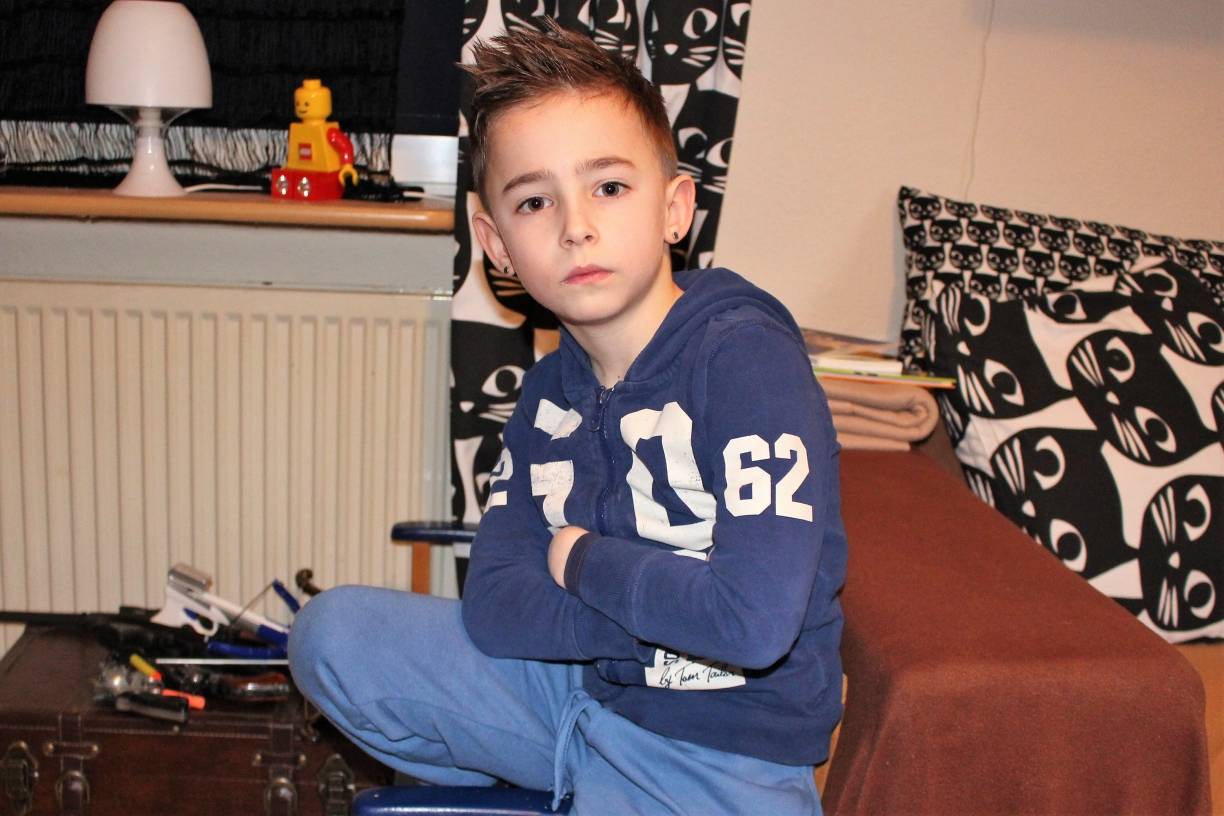 Jamie alias Little J will mit seinen Song voll durchstarten und später einmal Rapper werden. 