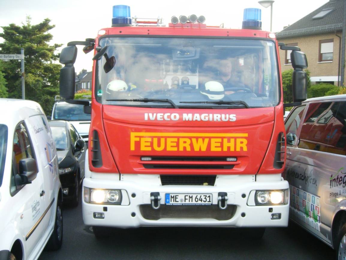  So stellt sich die Situation für die Einsatzfahrzeuge der Feuerwehr dar. 