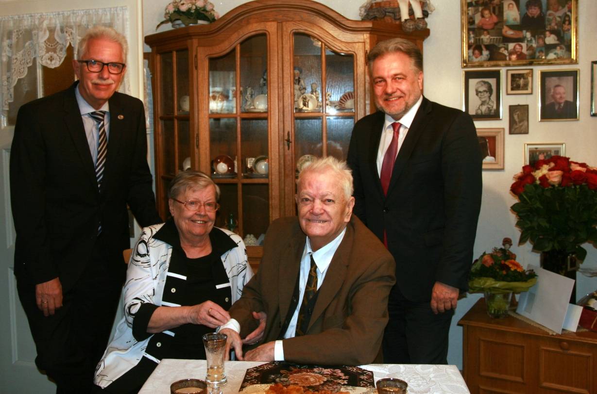 Toni und Anni Esser feiern Eiserne Hochzeit