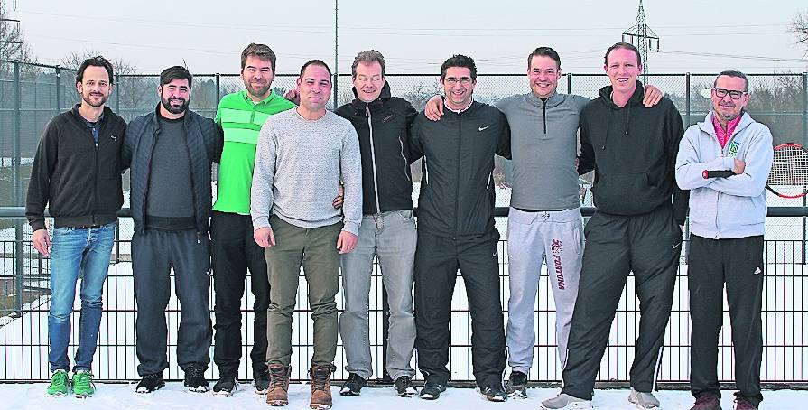  Nils Berg, Alex Corb, Stefan Becher, Andre Becher, Christian Kuchendorf, Maik Matthäus, Yason Bothe, Holger Kolp, Manuel Wengenmayer.Es fehlen Andreas Tenner und Lutz Scholten. 