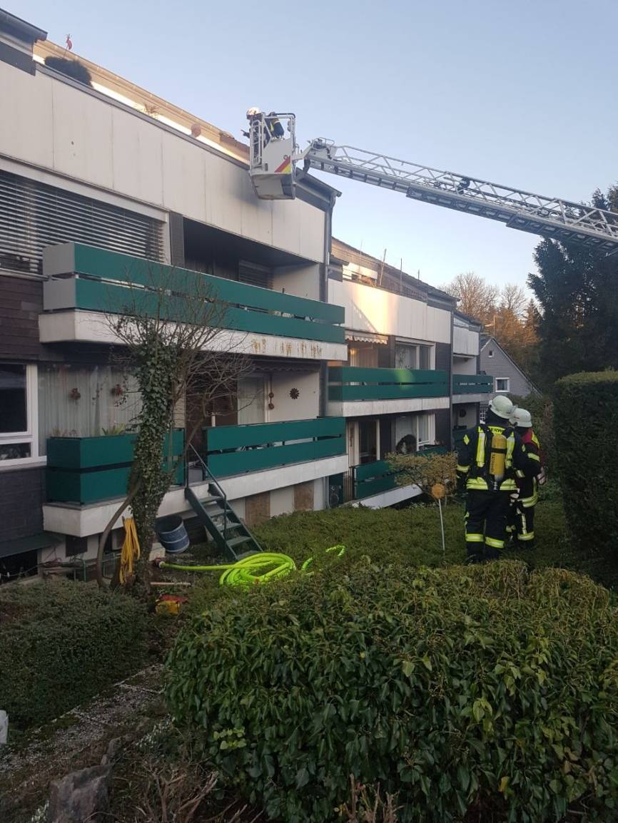 Kellerbrand in Mehrfamilienhaus an der Heinhauser Höh