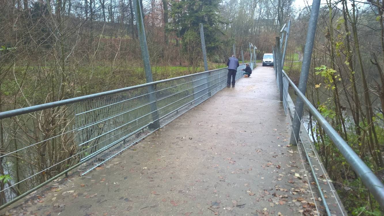 Brücke am Goldberger Teich muss zusätzlich gesichert werden