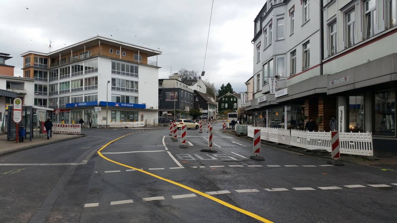 Bauarbeiten in der Innenstadt gehen gut voran