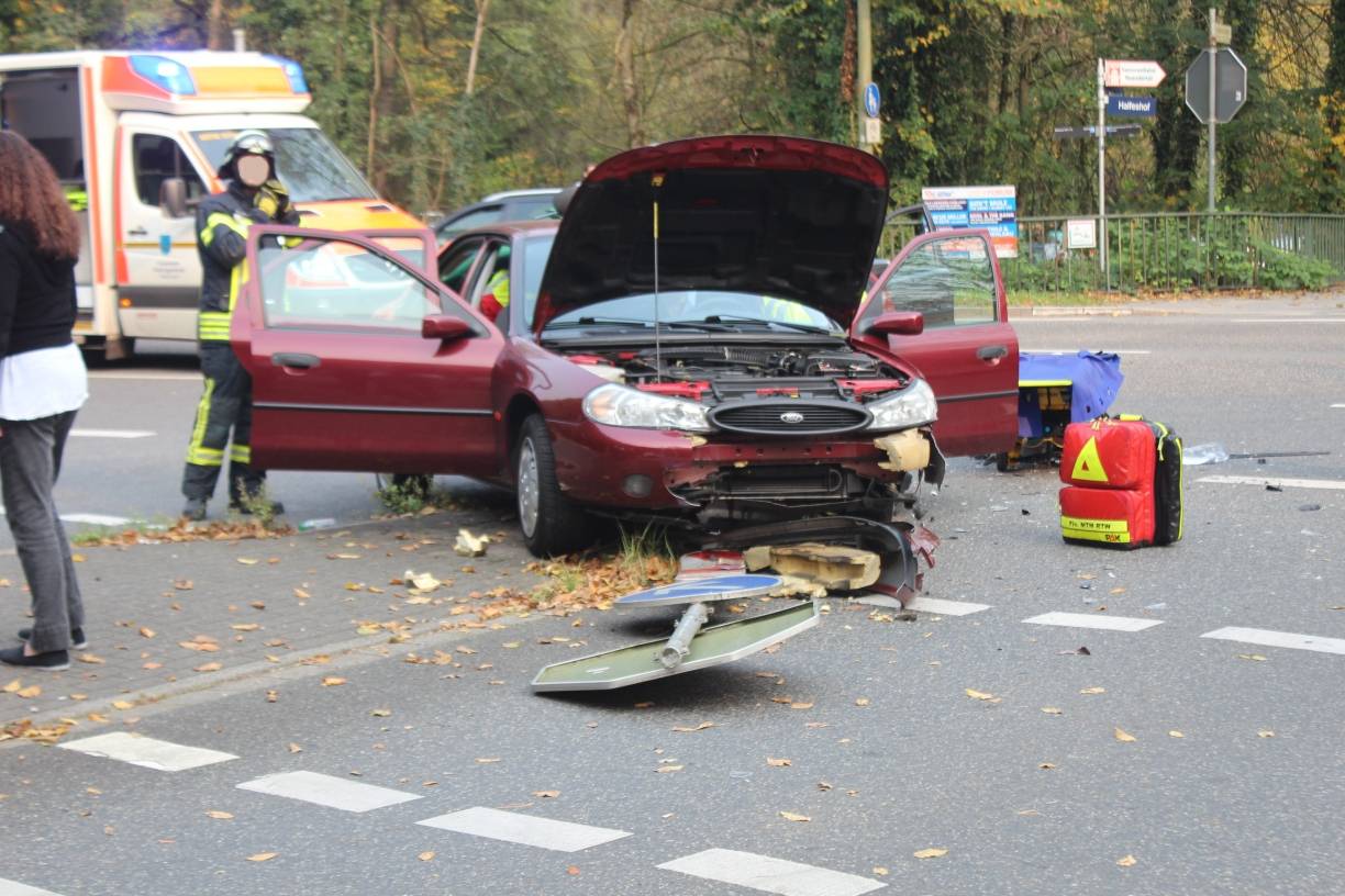 Verkehrsunfall an der Talstraße