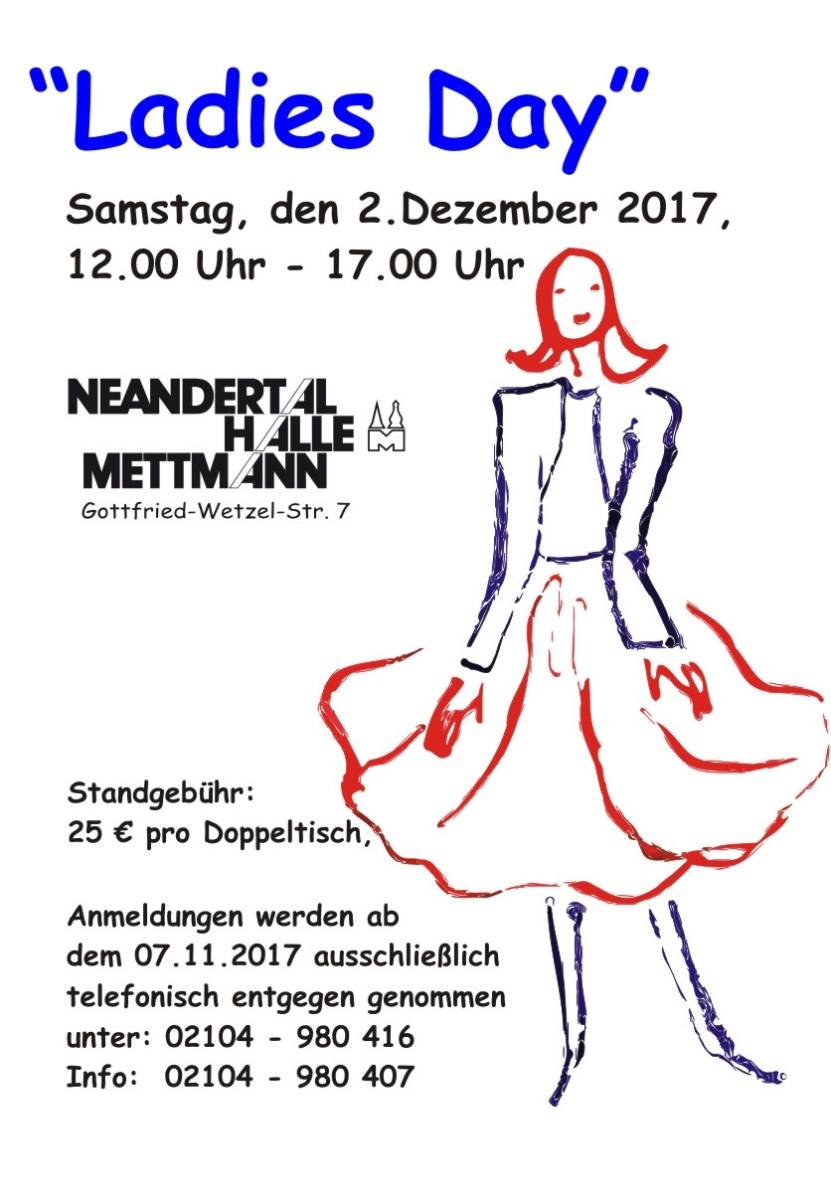 ''Ladies Day'' am 2. Dezember in der Stadthalle