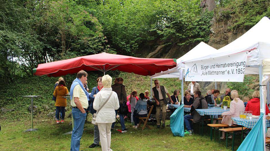 Der Steinbruch als Feierzone