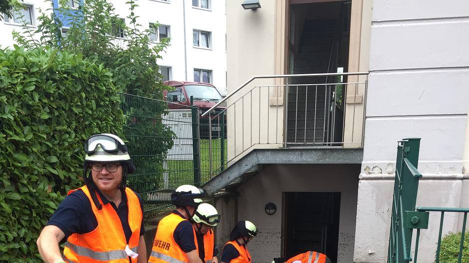 Unwetter beschäftigt die Feuerwehr