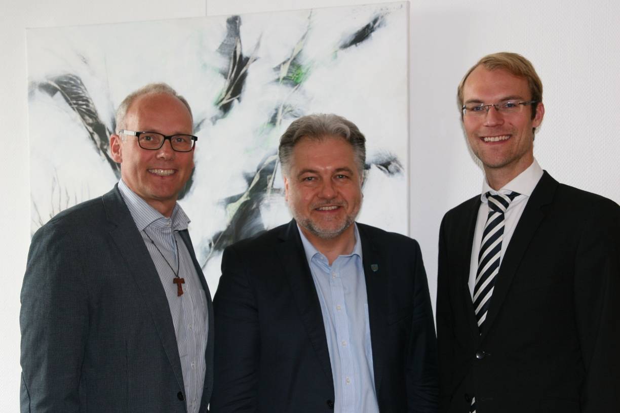 Martin Sträßer und Dr. Christian Untrieser im Gespräch mit Thomas