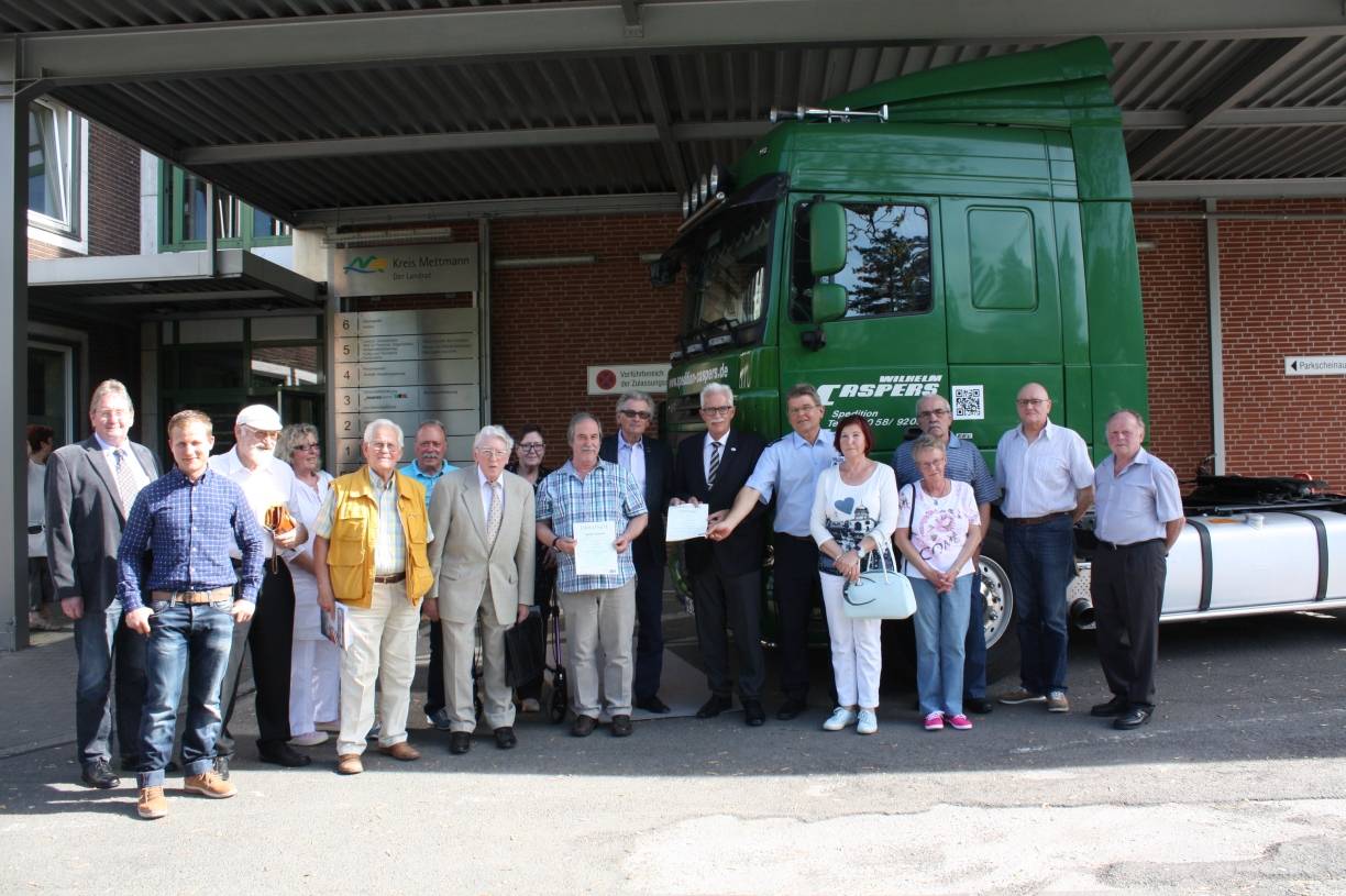 Vorbildliche Kraftfahrer wurden geehrt