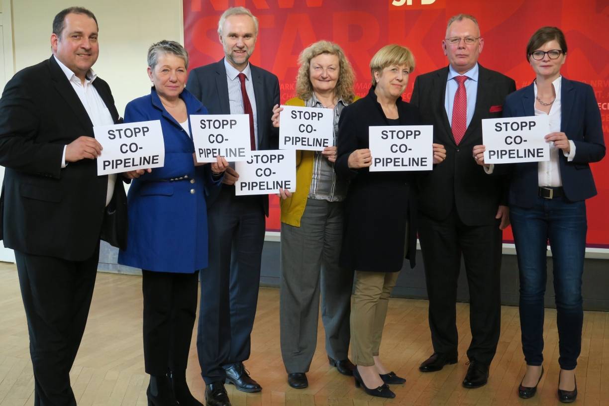  Die SPD-Landtagskollegen aus Mettmann, Heiligenhaus, Duisburg, Solingen und Düsseldorf sind gegen die Pipeline. 