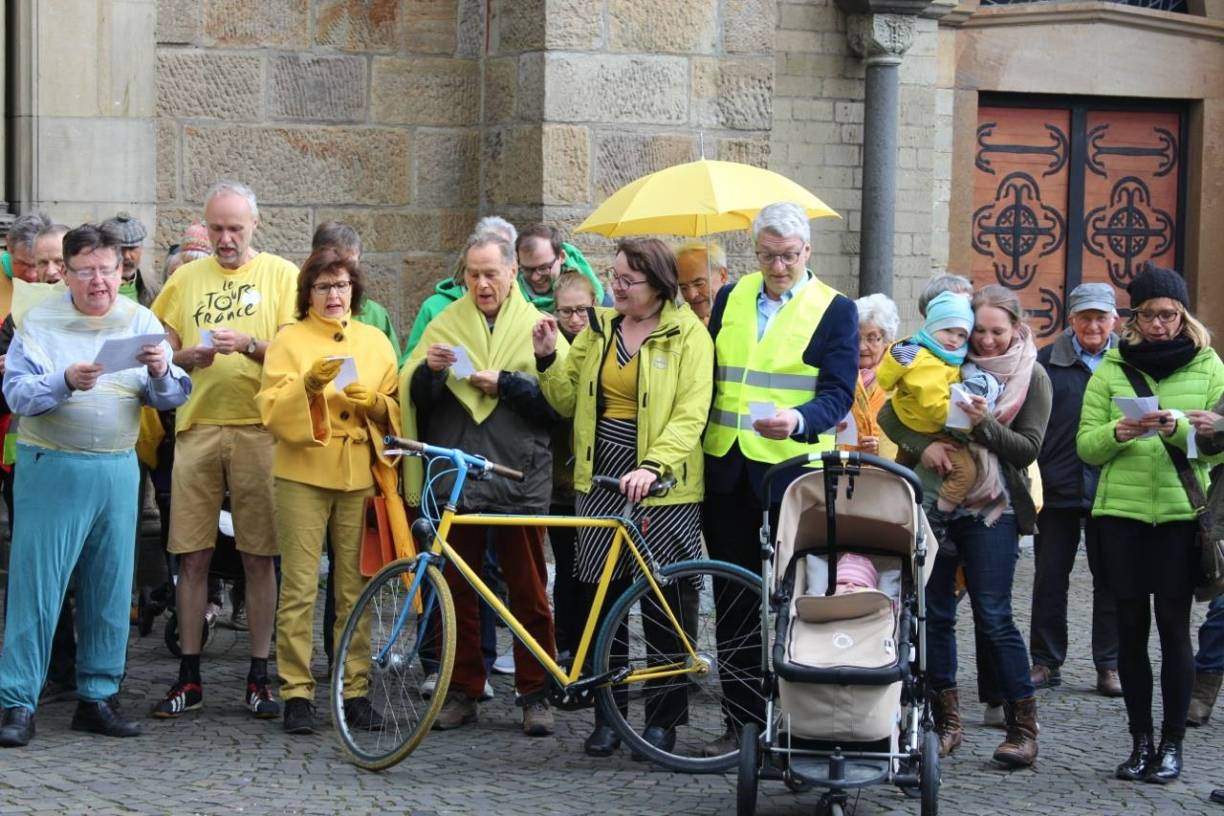  Die Oberstädter zeigten Einsatz und gewannen die Wette. 