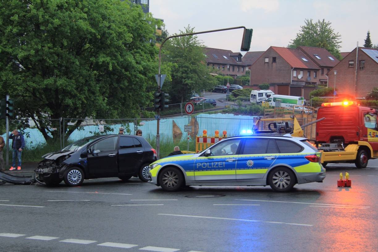 Verkehrsunfall auf der Blumenstraße