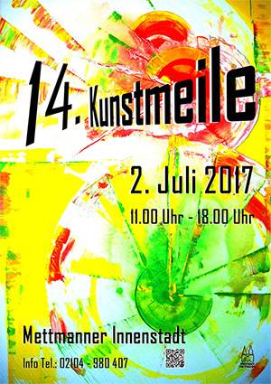 Anmeldung für die 14. Mettmanner Kunstmeile