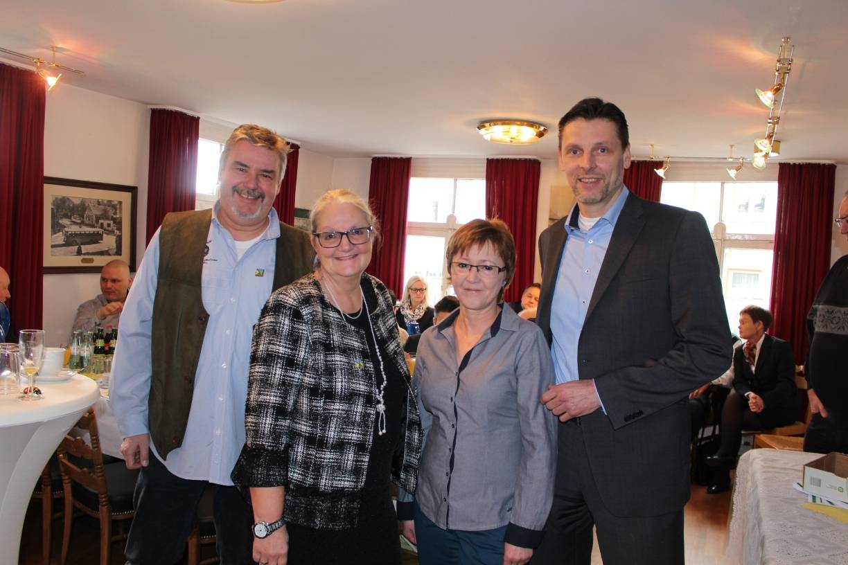  Die Vorstandsspitze von ME-Impulse: Jens-Christian Holtgreve, Judith Ballaschk, Martina Barth und Axel Ellsiepen. 