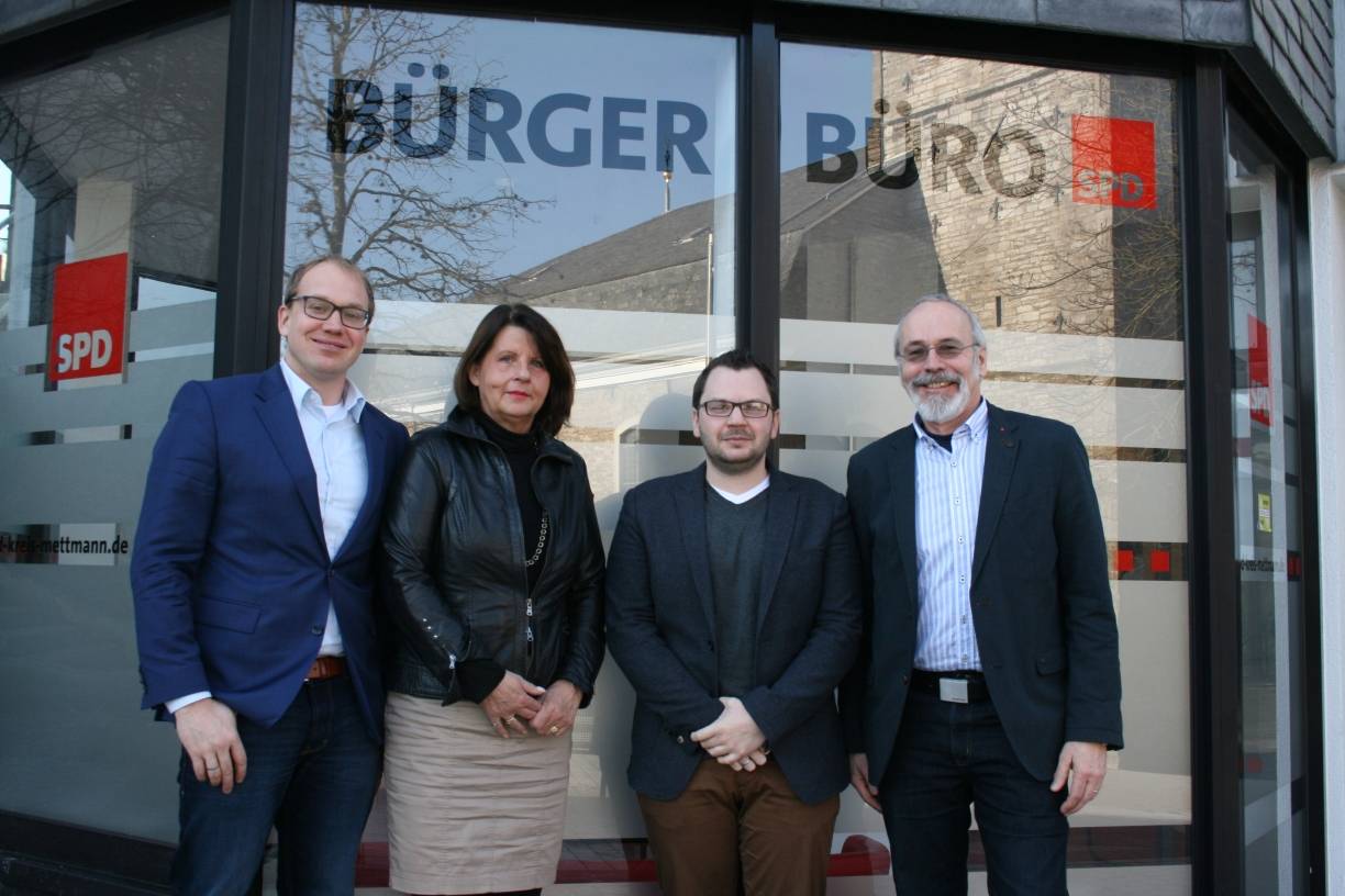  Matthias Stascheit, Andrea Rottmann, Florian Peters und Heribert Klein. 