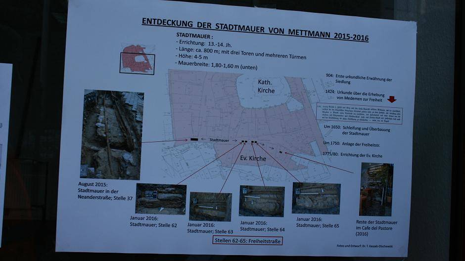 Hier wird der südliche Verlauf der Stadtmauer...