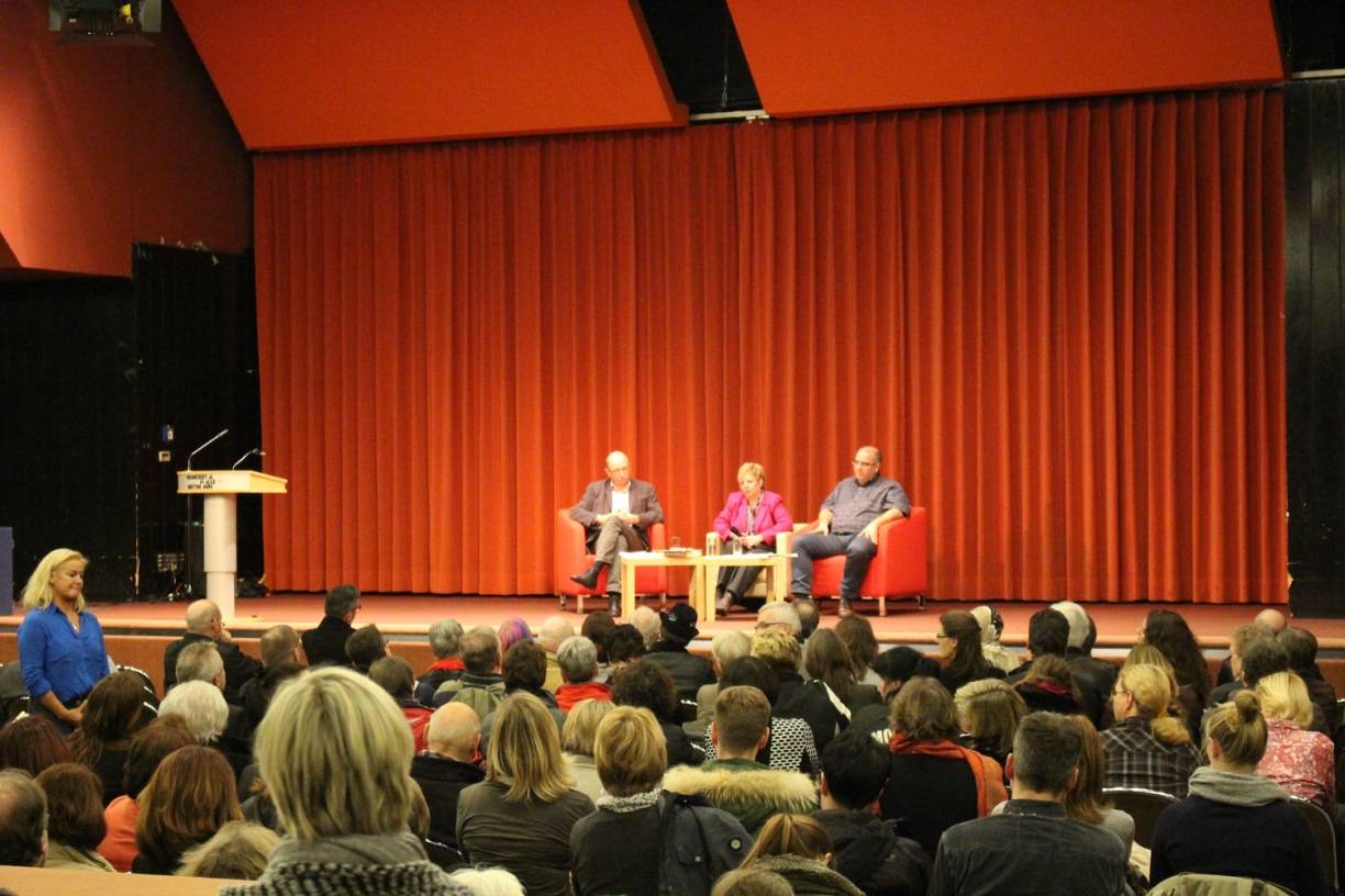  Ute Piegeler, Marko Sucic und Kurt Werner Gechorec standen Rede und Antwort. 