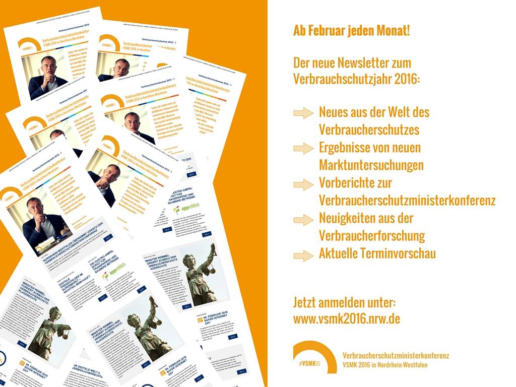 Verbraucherschutzministerium startet neuen Newsletter-Dienst