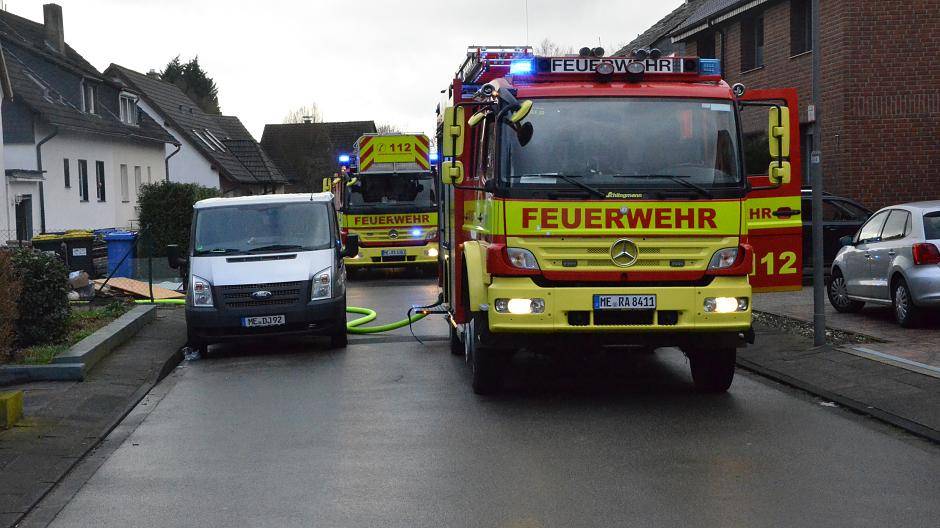 Küchenbrand in Ratingen