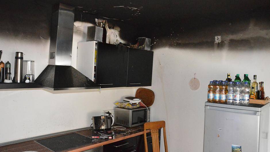 Der engere Brandort in der...