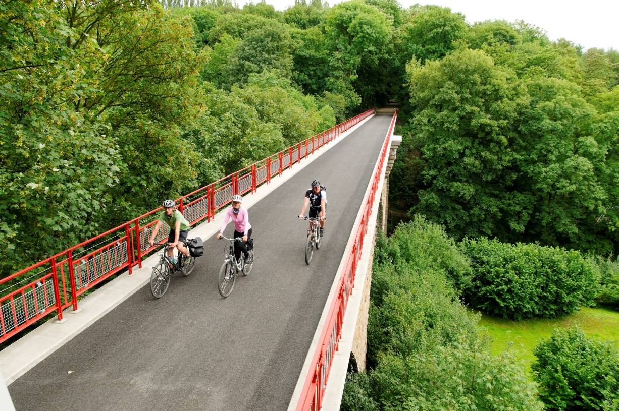 Radelspaß auf dem Panorama-Radweg Niederbergbahn