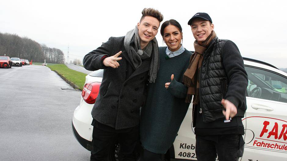 Die Lochis auf dem Verkehrsübungsplatz