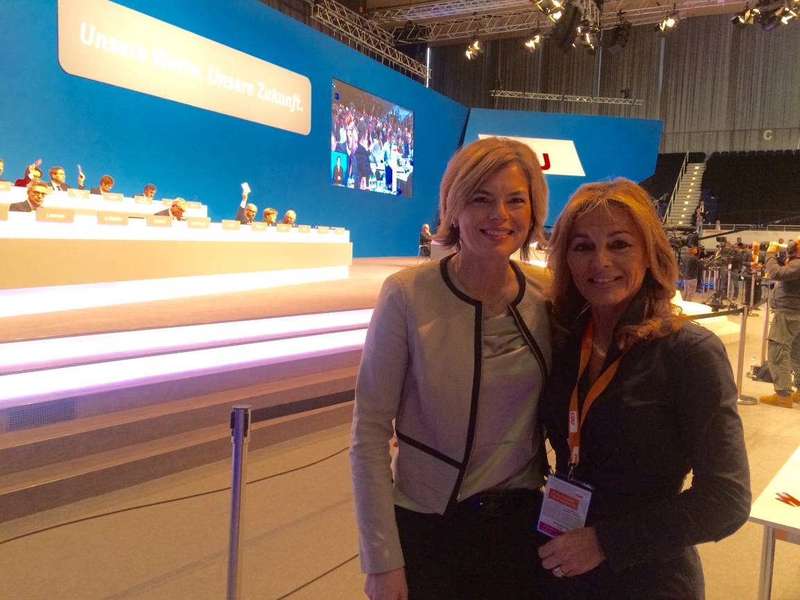  Michaela Noll MdB mit der CDU-Vizevorsitzenden Julia Klöckner. 