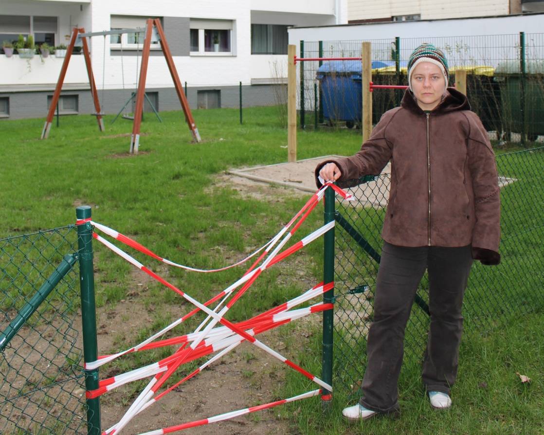 Ein Spielplatz ohne Kinder